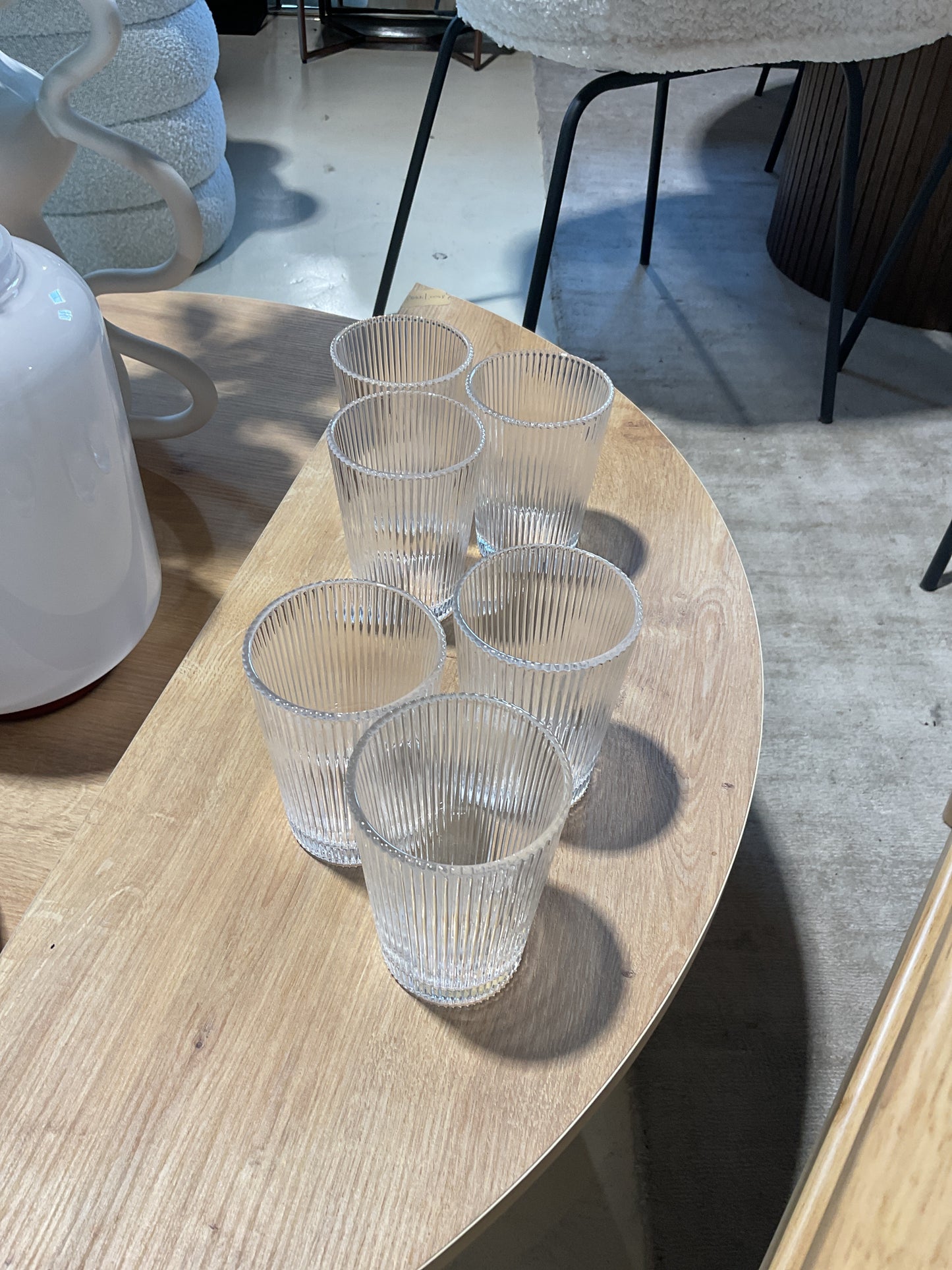 Szklanka Pilastro, 6 szt.