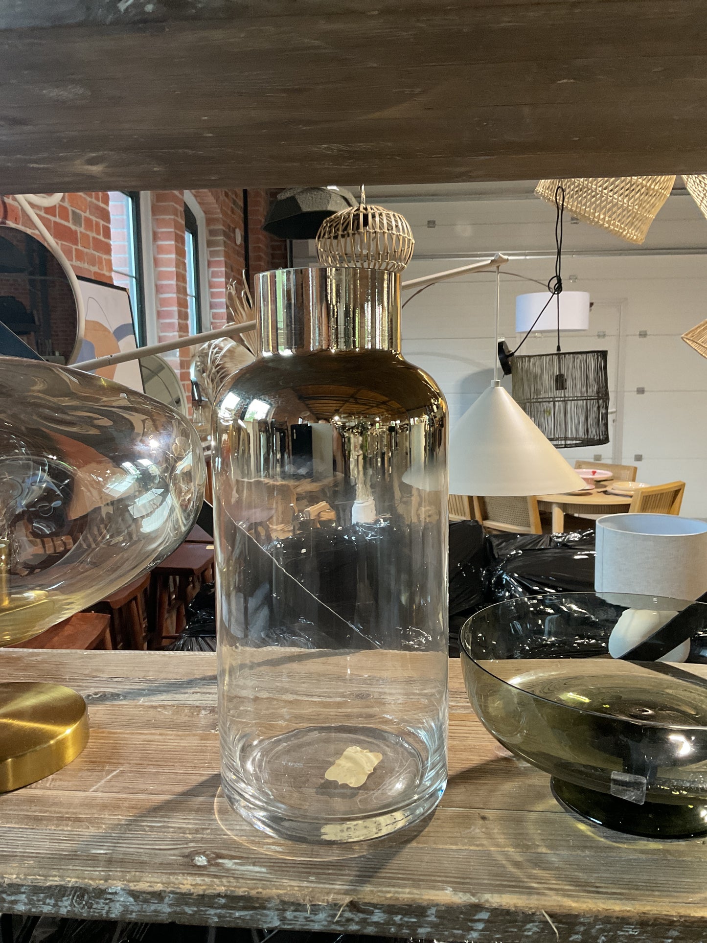 Wazon ze szkła dmuchanego Uma, W 35 cm