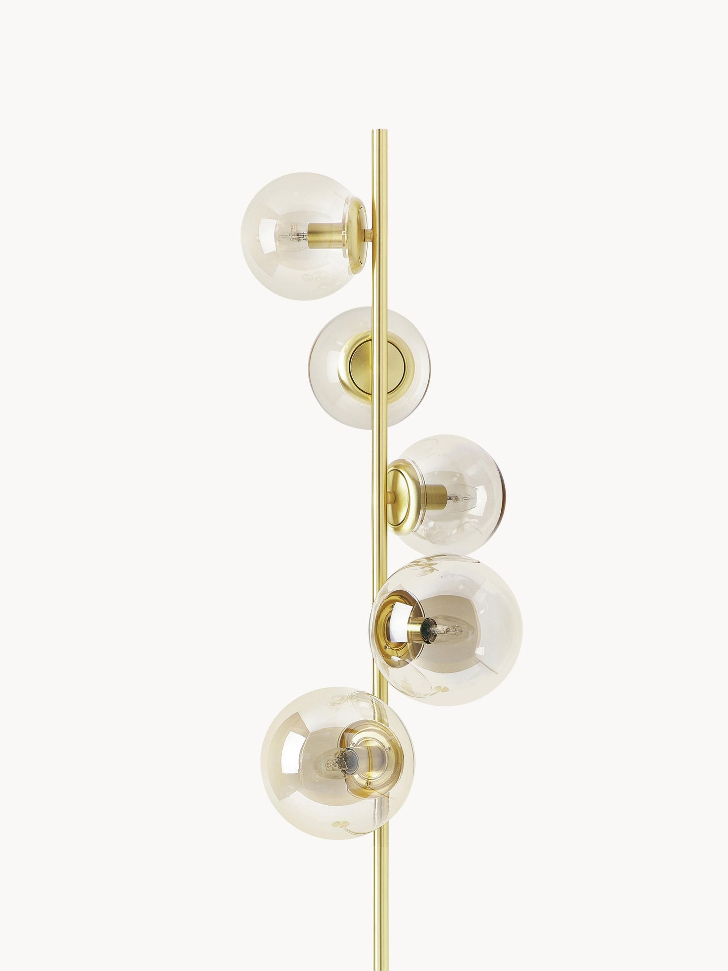 Lampa podłogowa ze szkła w stylu industrial Casey