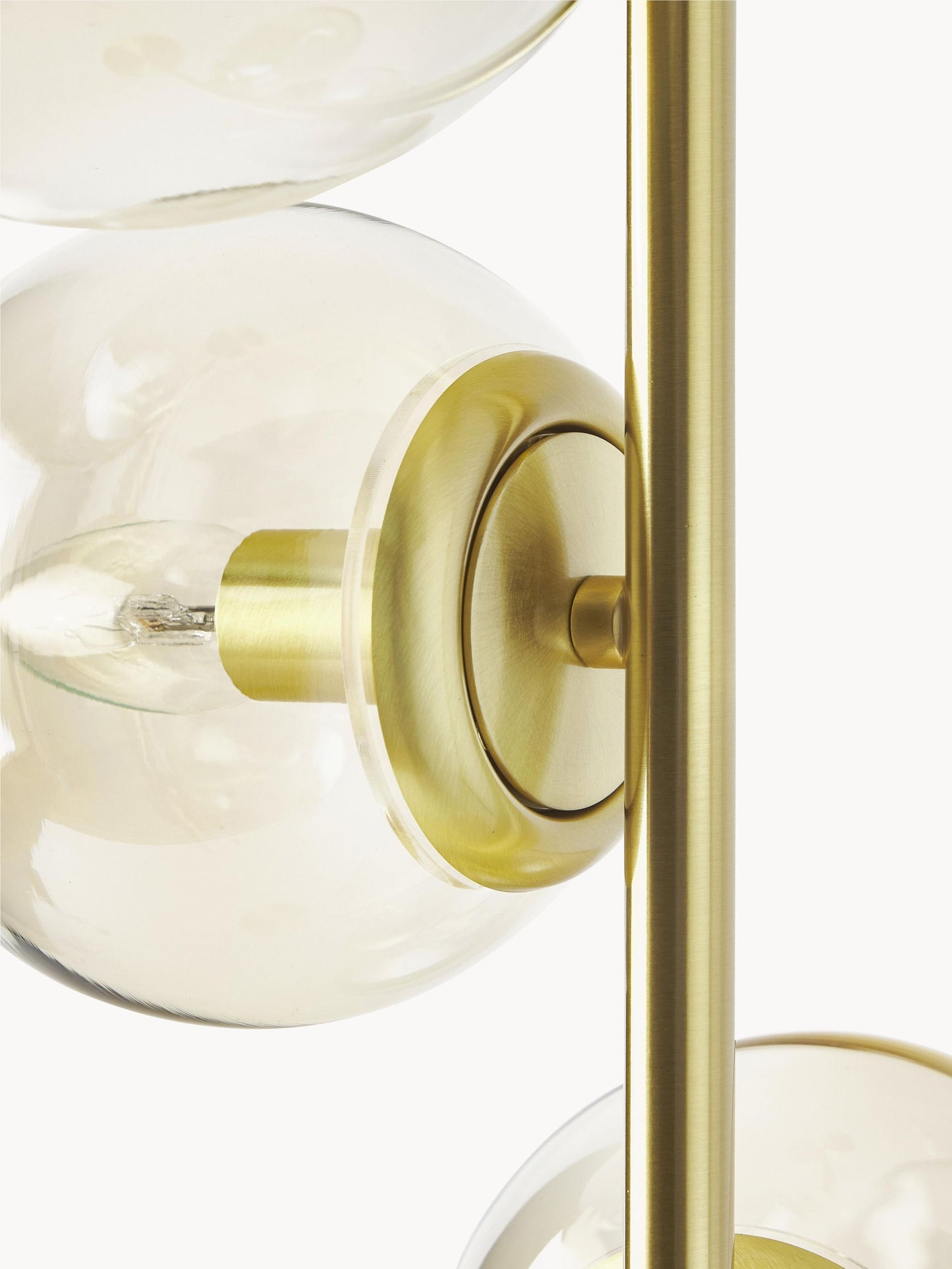 Lampa podłogowa ze szkła w stylu industrial Casey