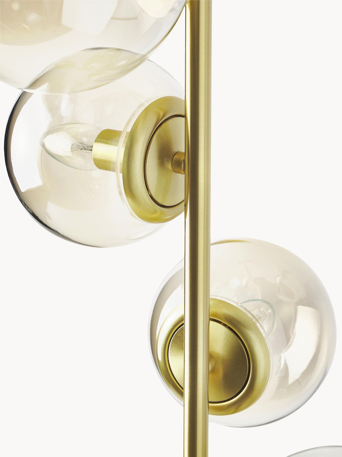 Lampa podłogowa ze szkła w stylu industrial Casey