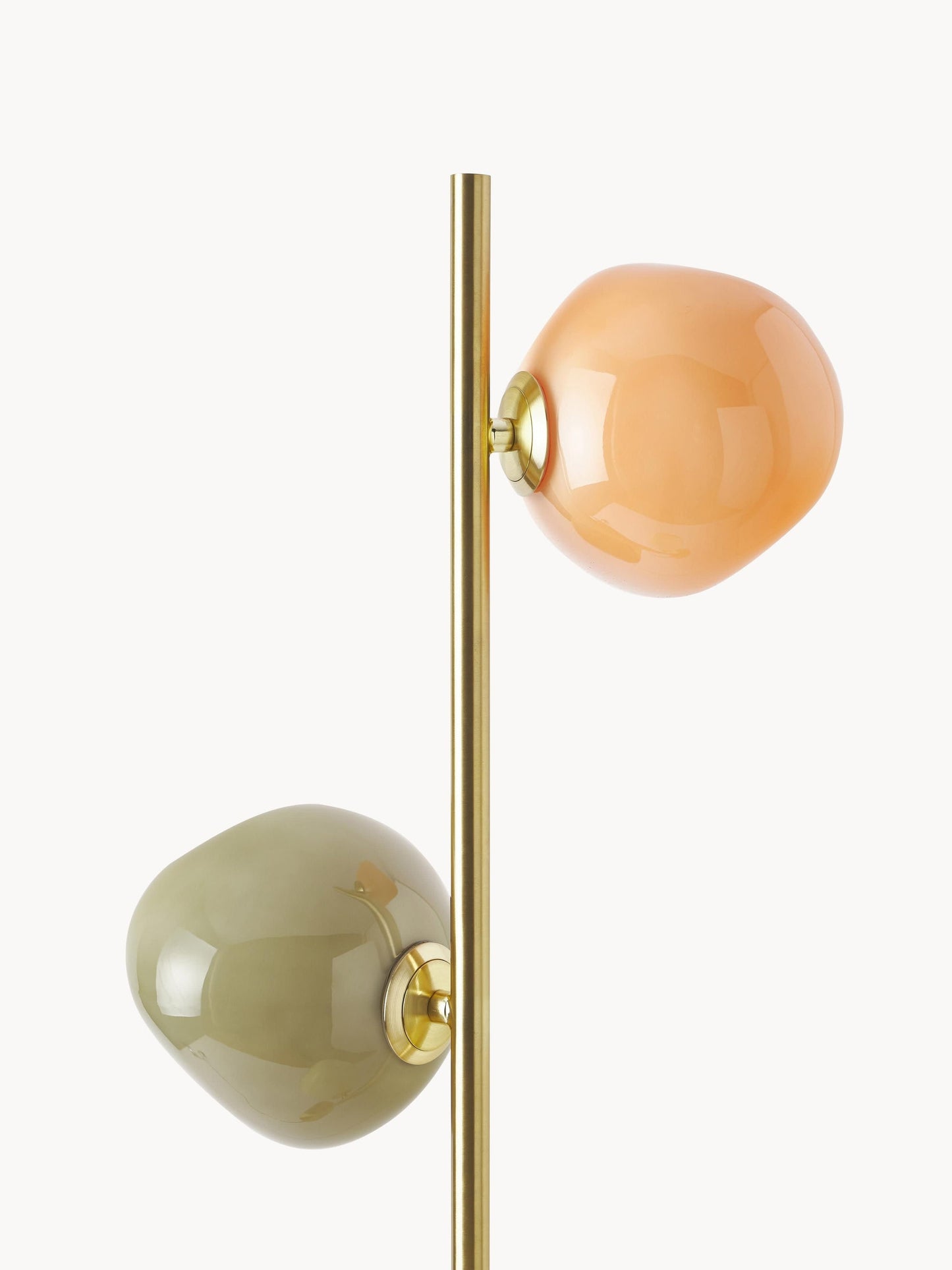 Lampa podłogowa ze szkła opalowego Josie