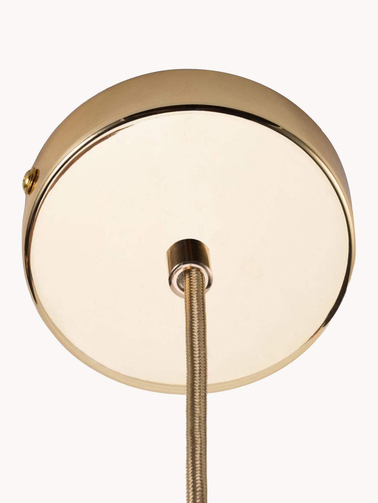 Lampa wisząca ze szkła Gleaming Gold
