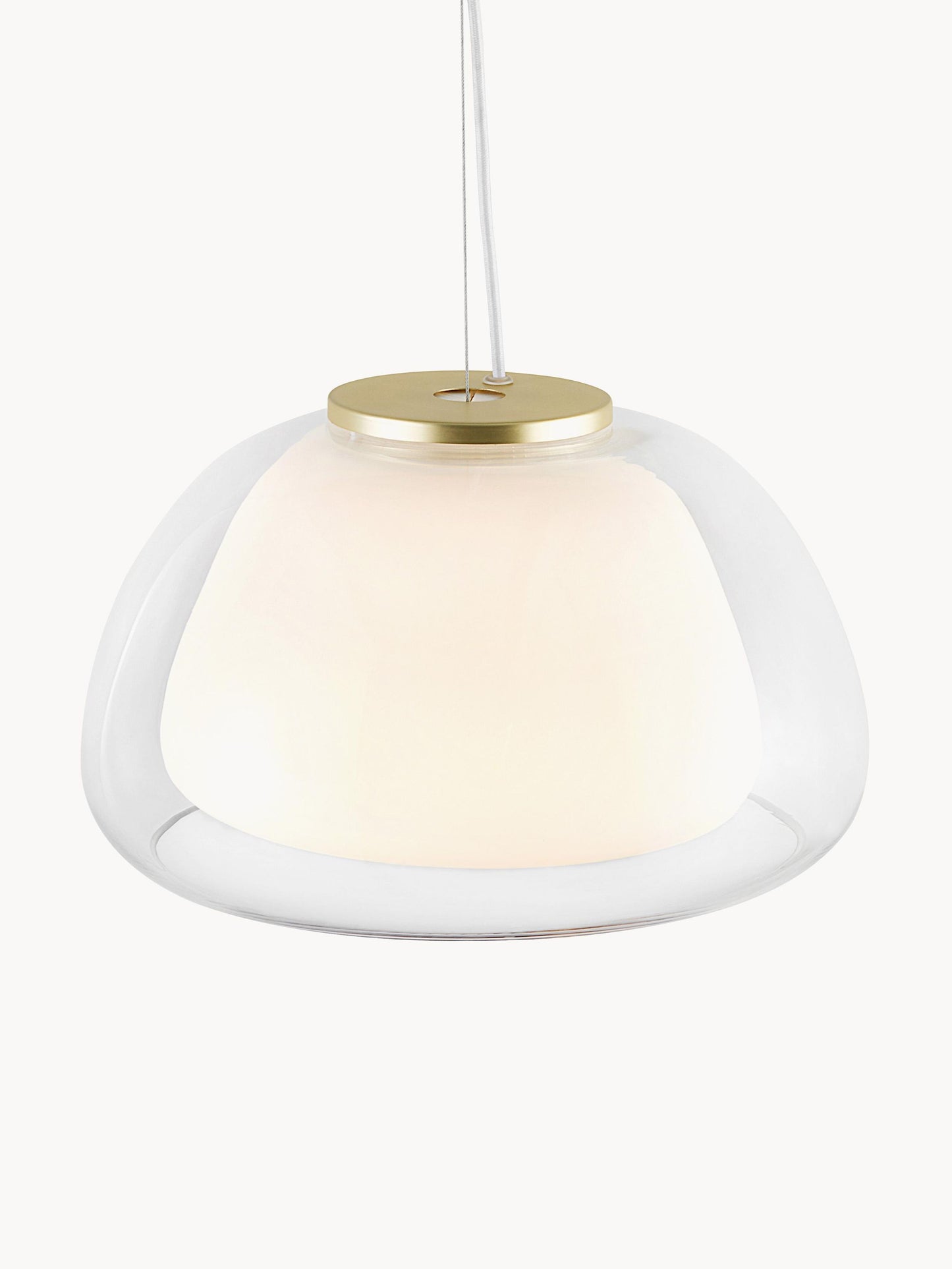 Lampa wisząca ze szkła Jelly