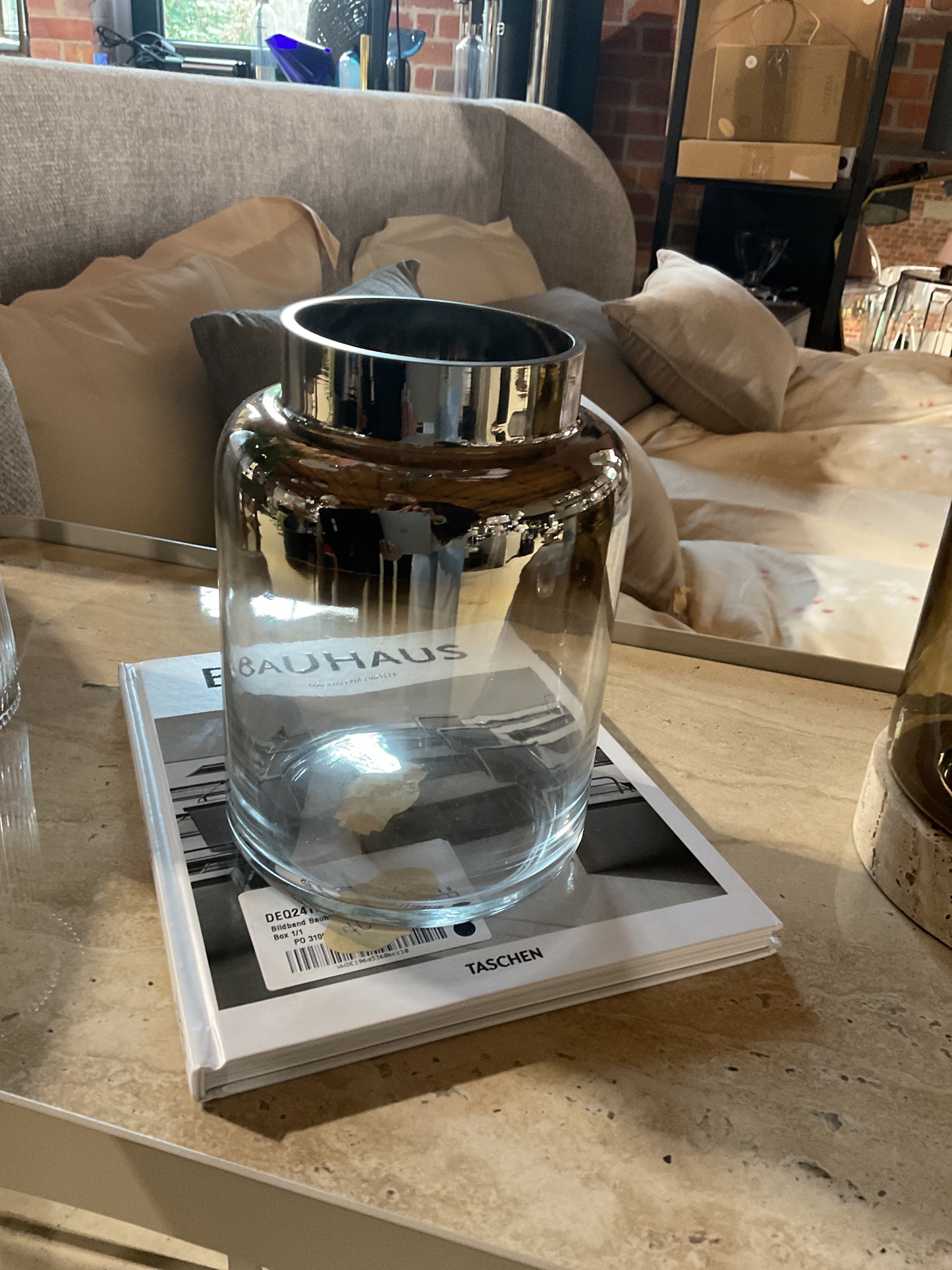 Wazon ze szkła dmuchanego Uma, W 20 cm