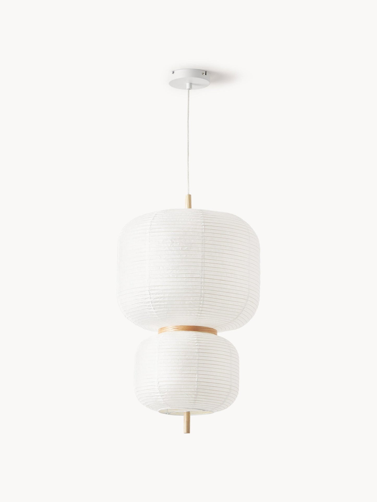 Lampa wisząca z papieru ryżowego Misaki
