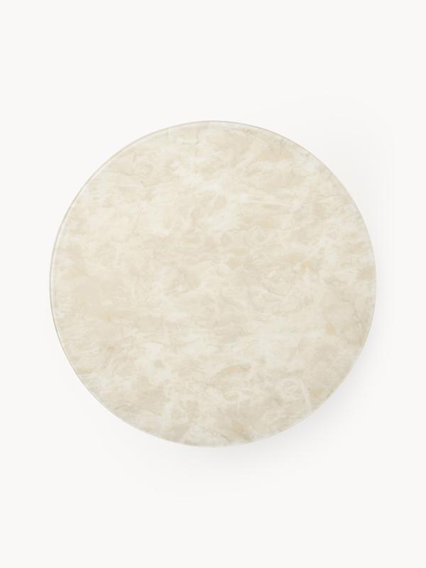 Okrągły stolik kawowy ze szklanym blatem Antigua