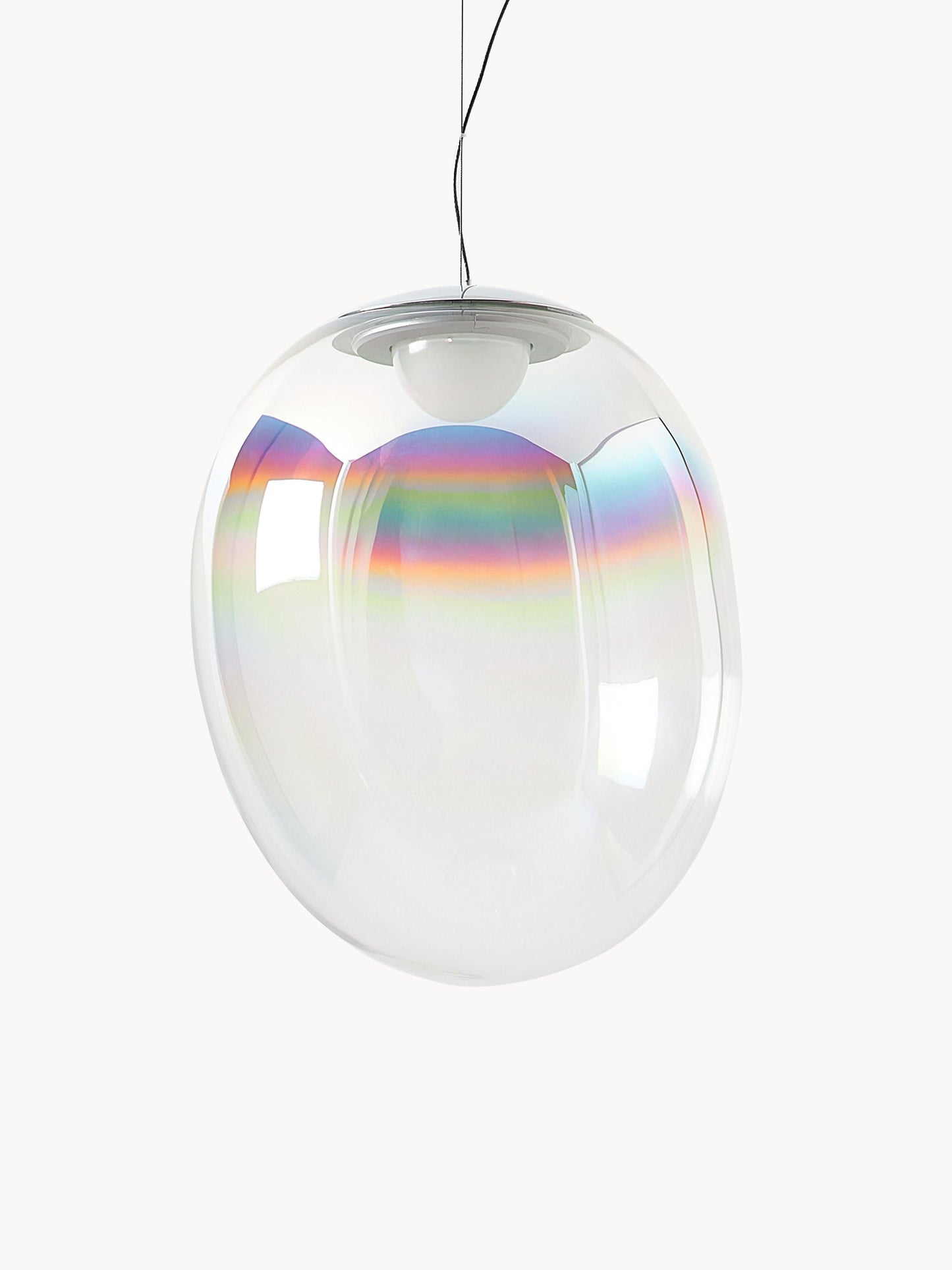 Lampa wisząca LED ze szkła dmuchanego z funkcją przyciemniania Stellar Nebula
