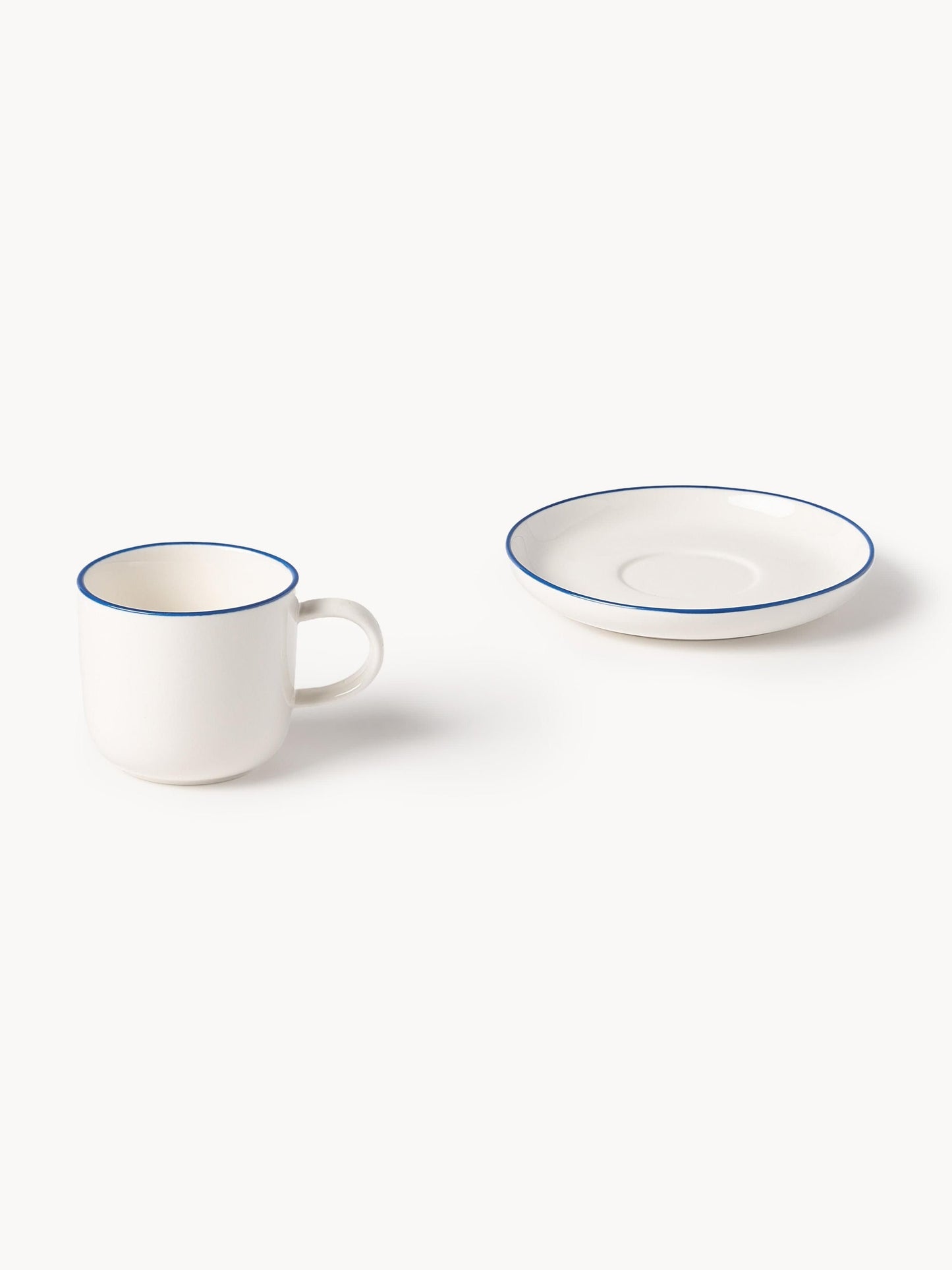 Filiżanka do espresso ze spodkiem Facile, 6szt