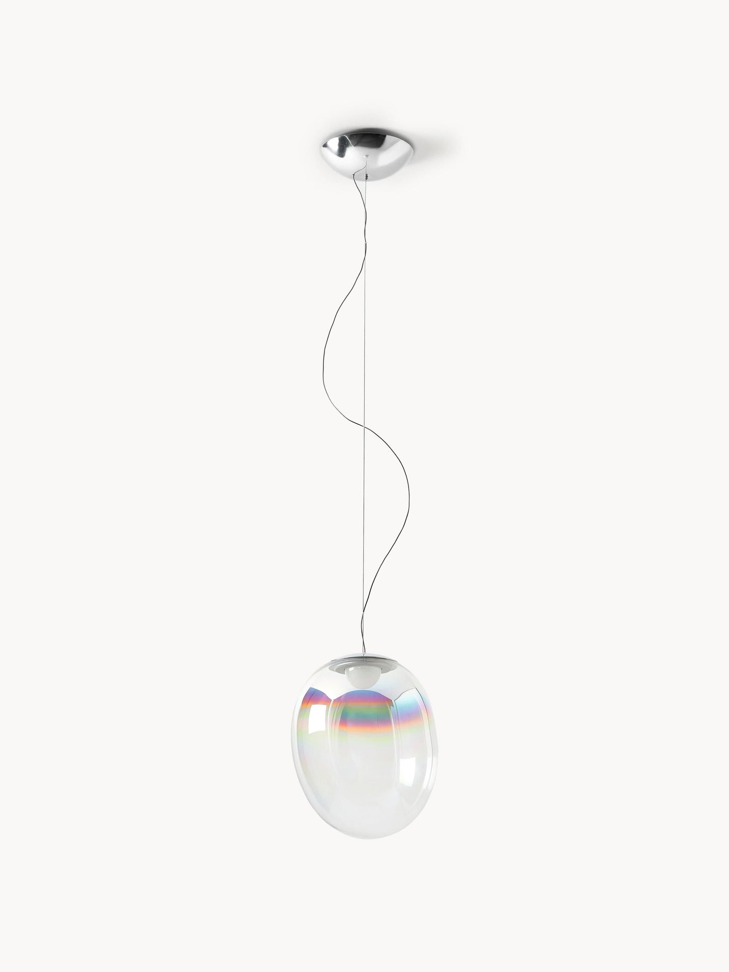 Lampa wisząca LED ze szkła dmuchanego z funkcją przyciemniania Stellar Nebula