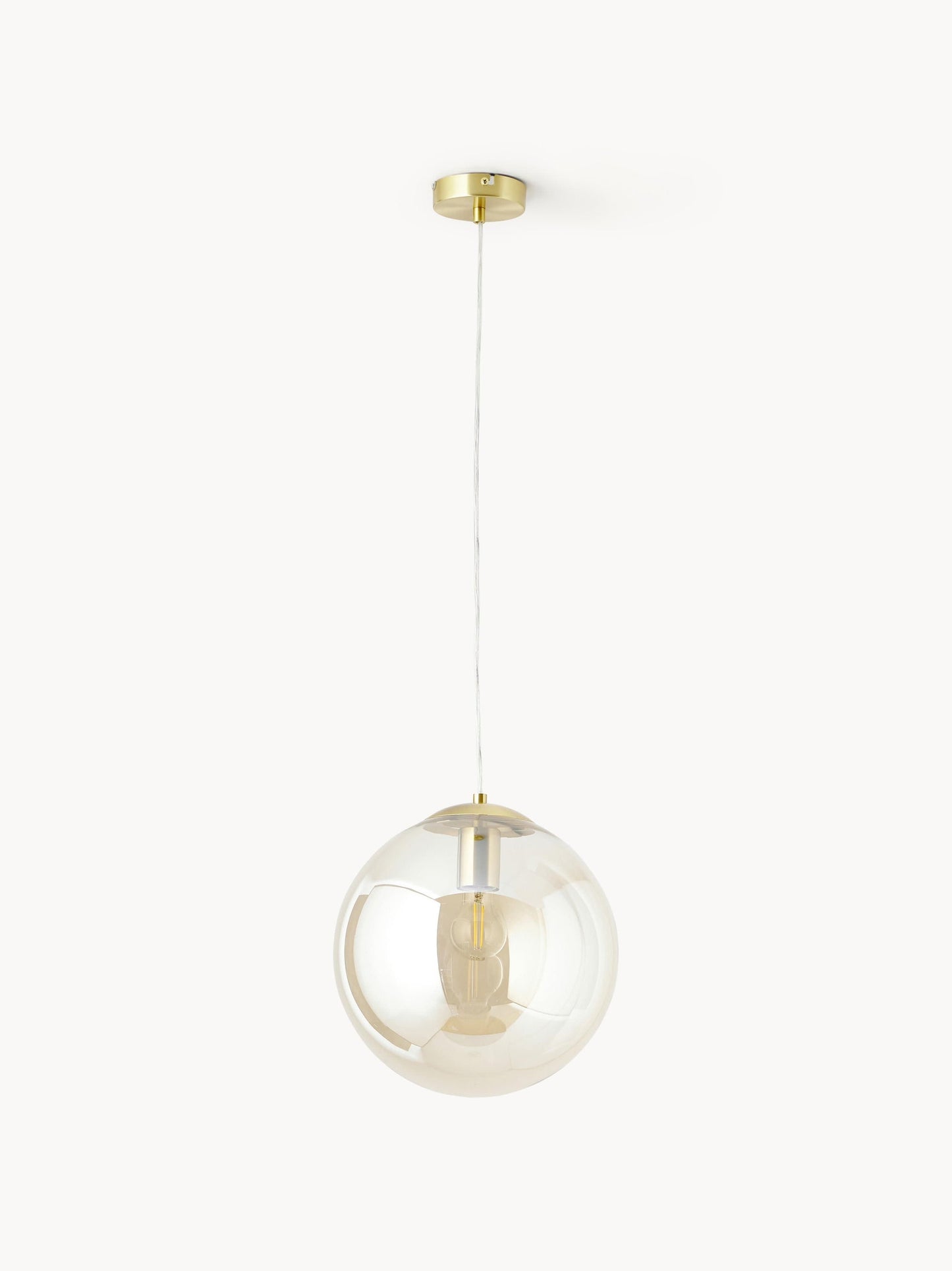 Lampa wisząca ze szkła Bao