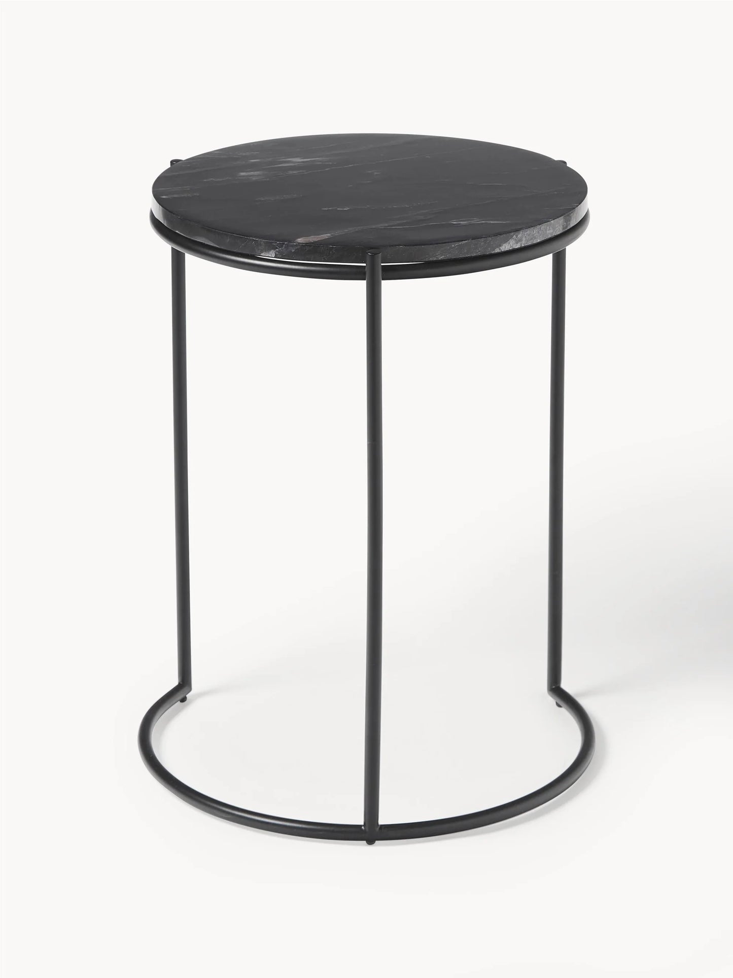 Komplet stolików pomocniczych z marmuru Ella, 2 elem.