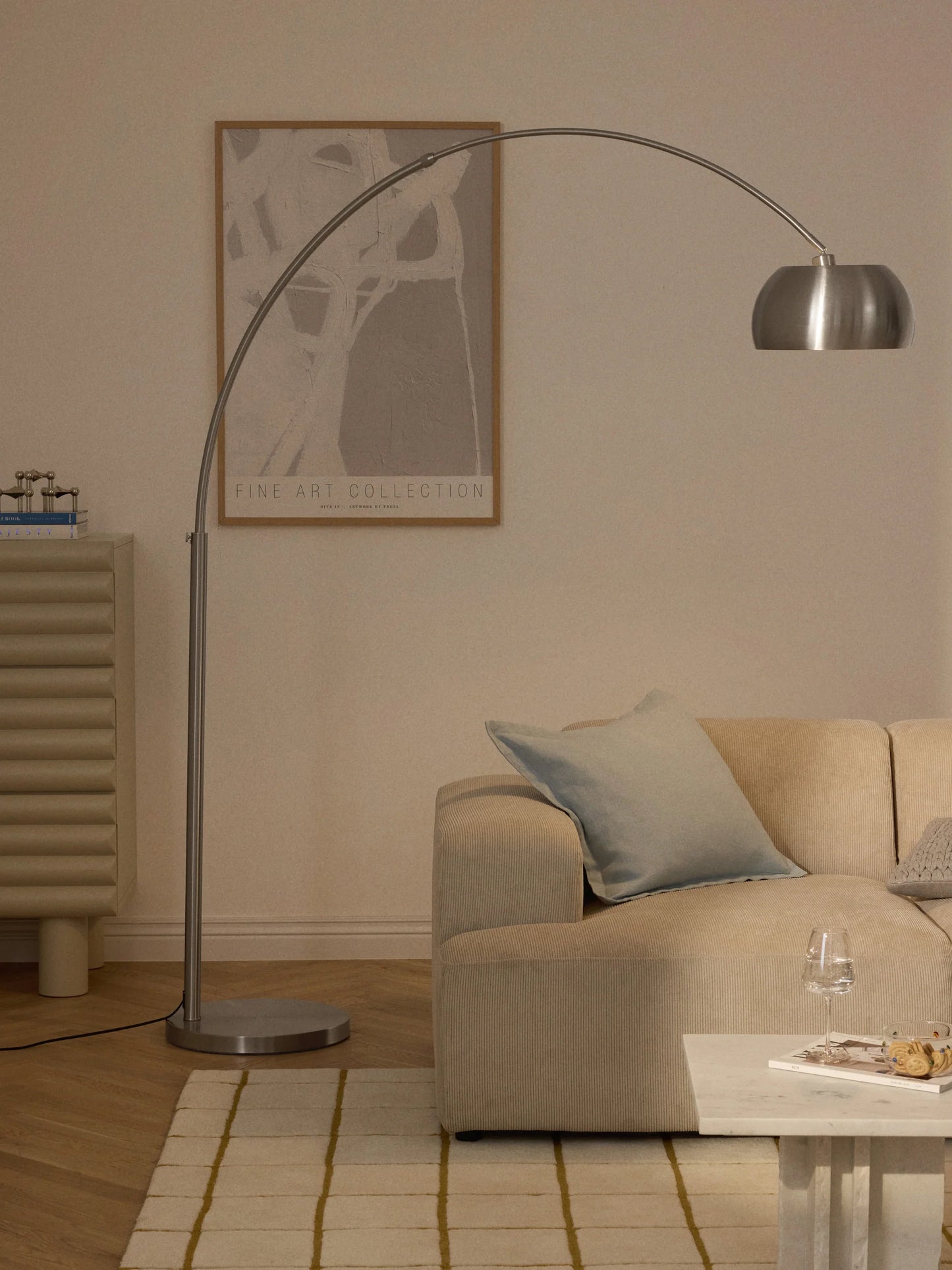 Duża lampa łukowa Bowie