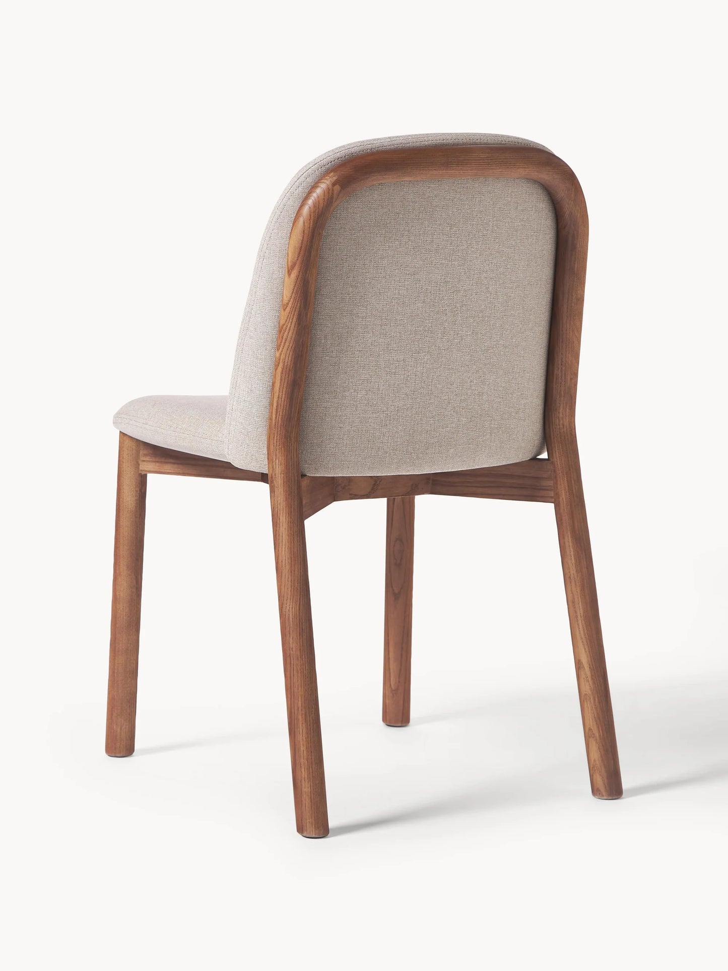 Krzesło tapicerowane z drewna jesionowego Julie