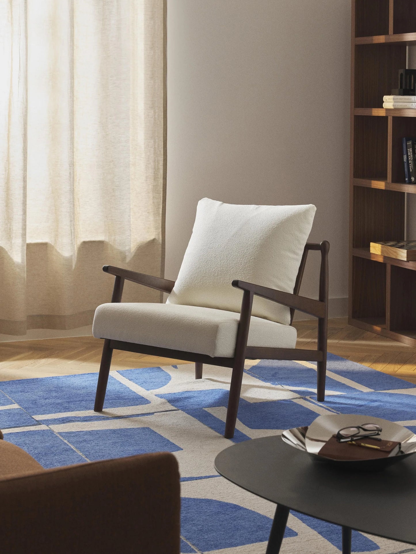 Fotel wypoczynkowy Bouclé Mikkel