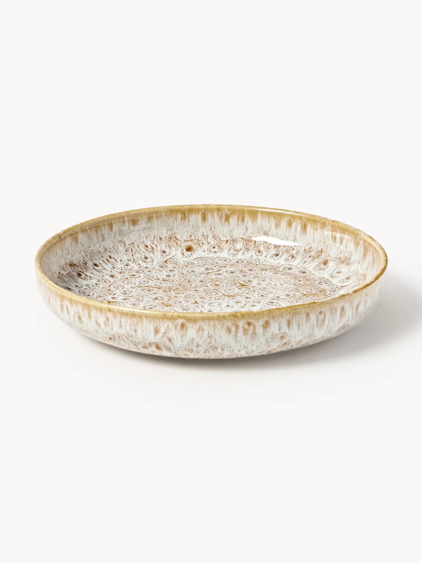 Komplet ręcznie wykonanych naczyń z kamionki Ethel, dla 4 osób (12 elem.)