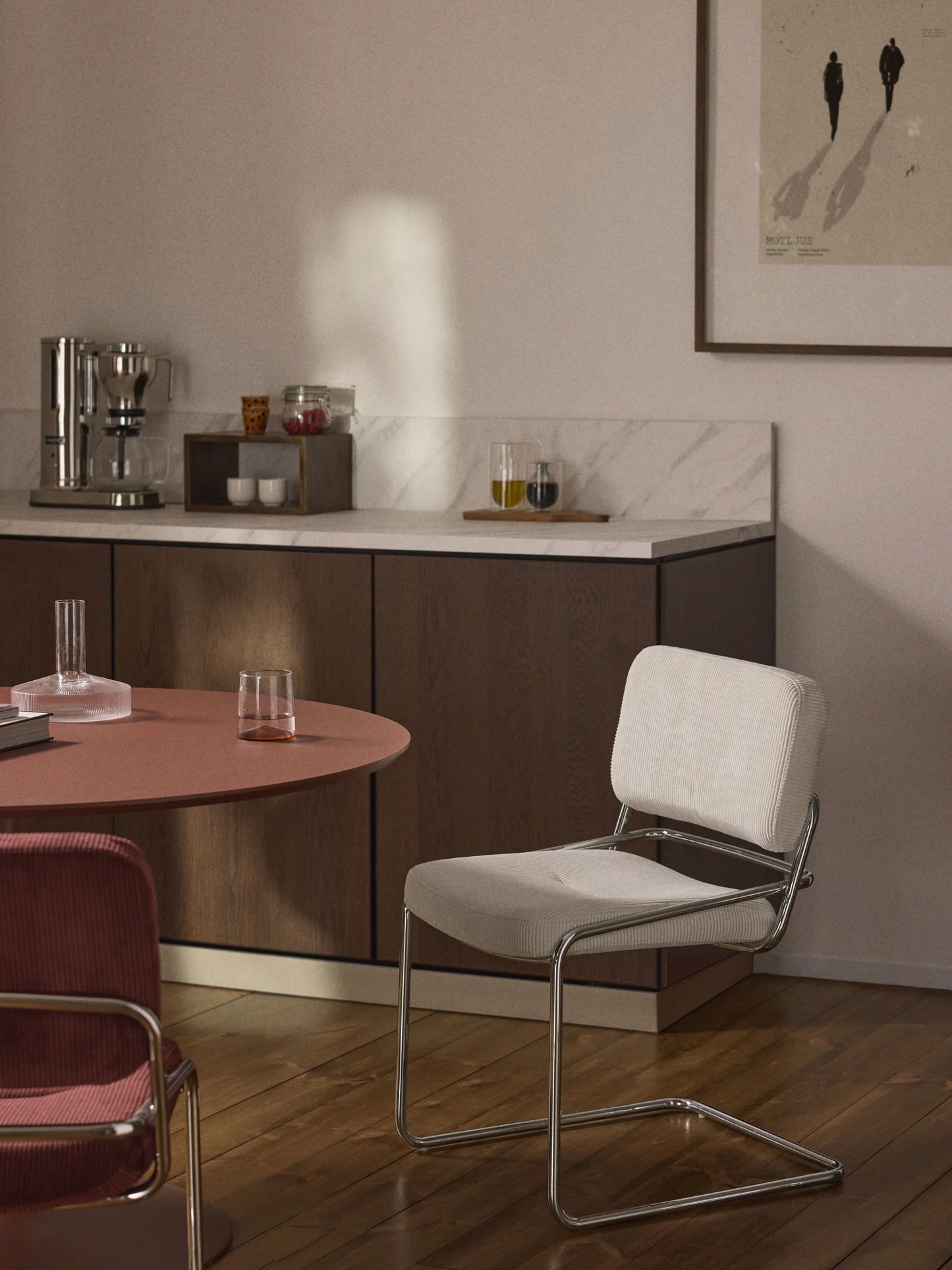 Krzesło ze sztruksu Don