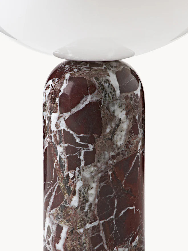 Lampa stołowa LED z marmuru z funkcją przyciemniania Kizu