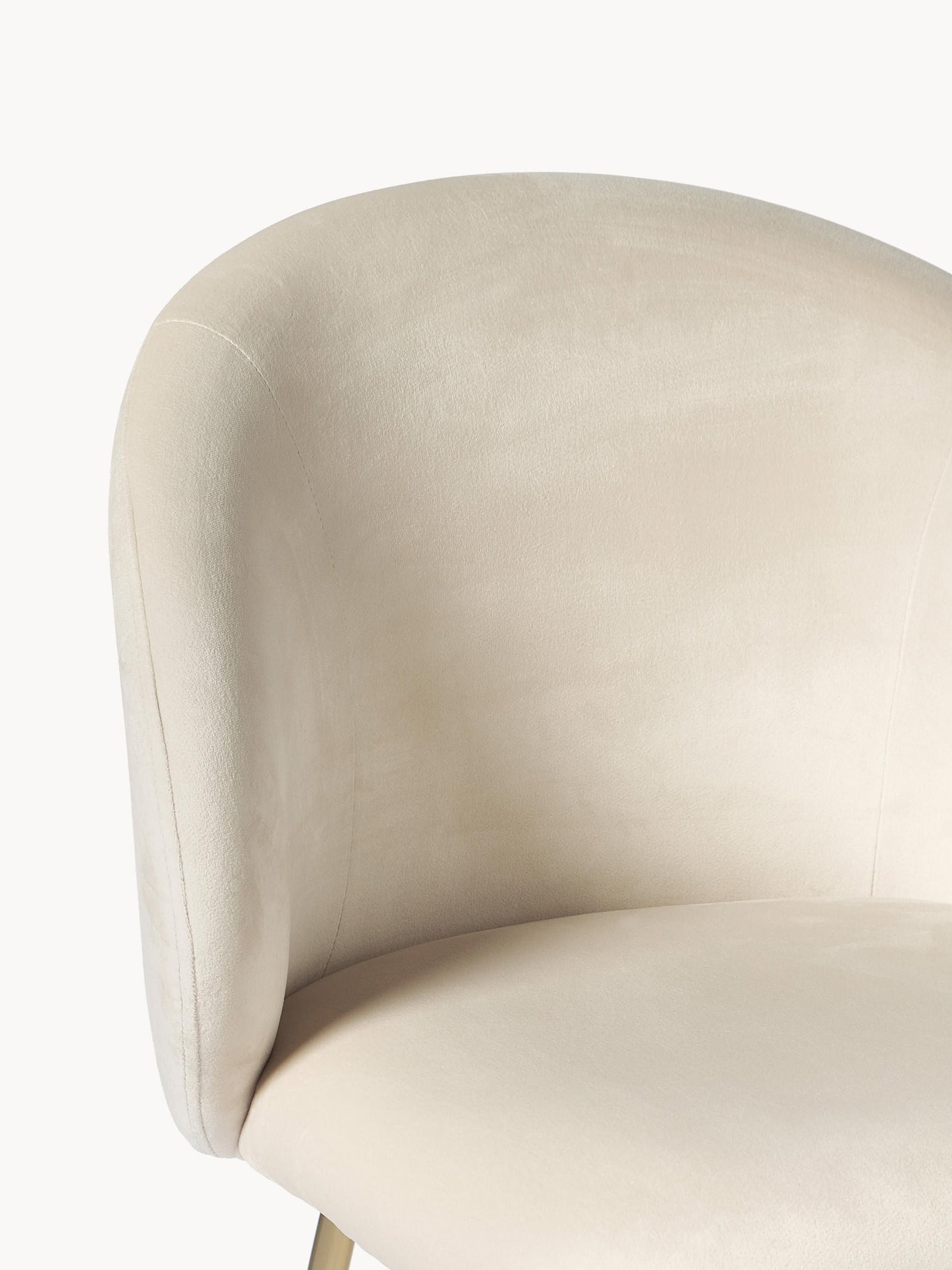 Krzesło barowe z aksamitu Luisa