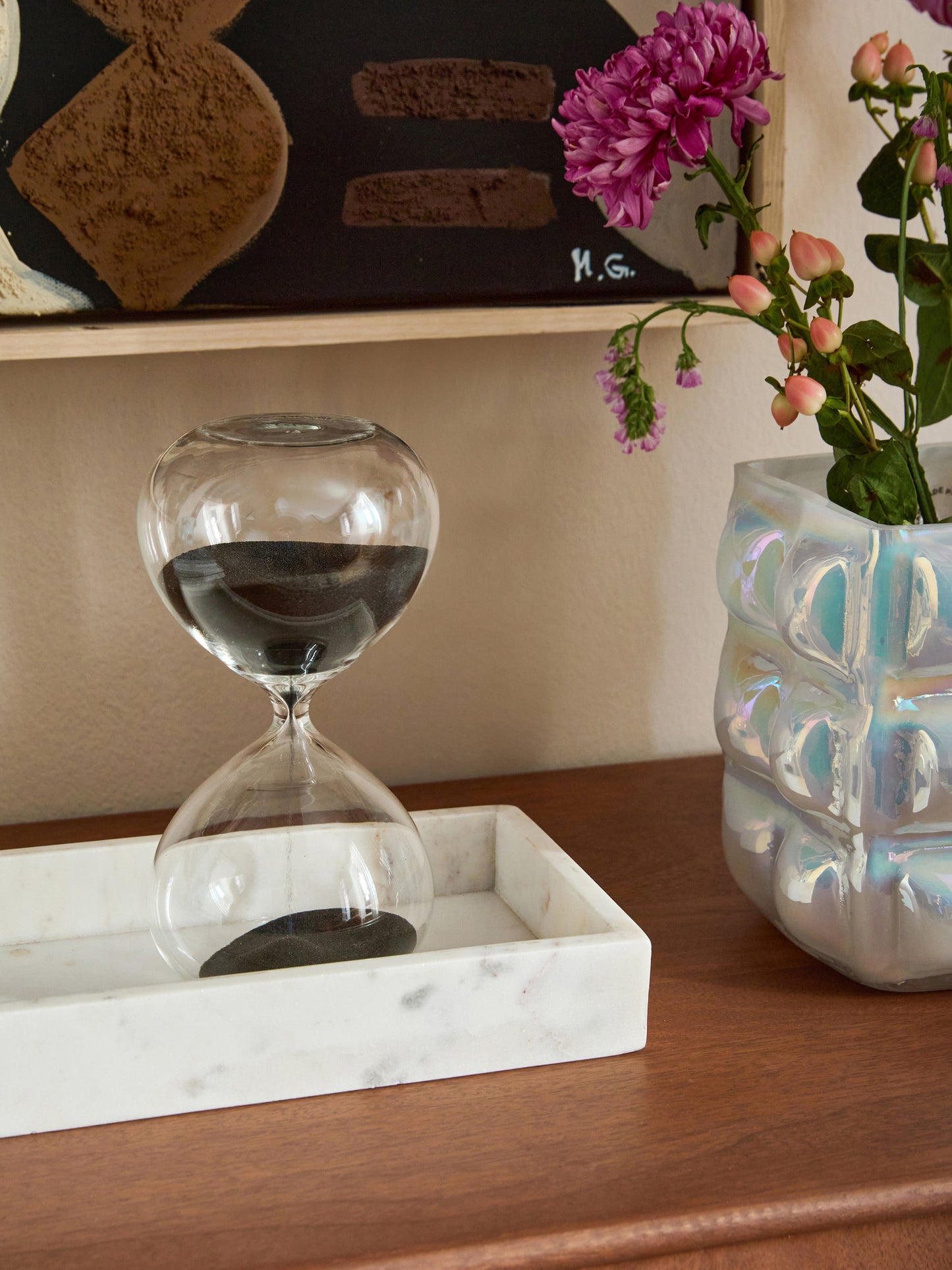 Klepsydra ze szkła Ball