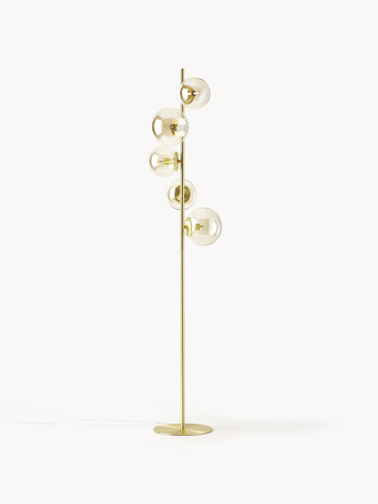 Lampa podłogowa ze szkła w stylu industrial Casey