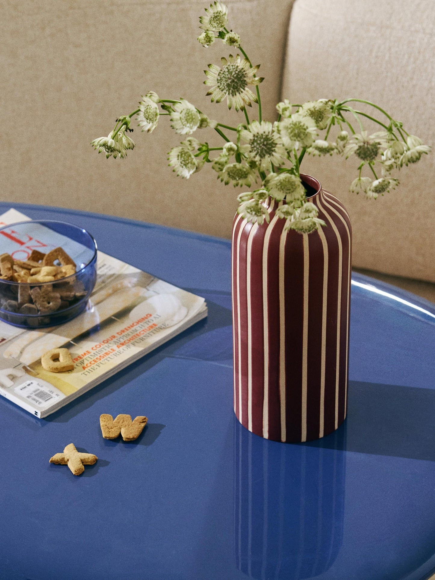 Ręcznie malowany wazon Elio, W 23 cm