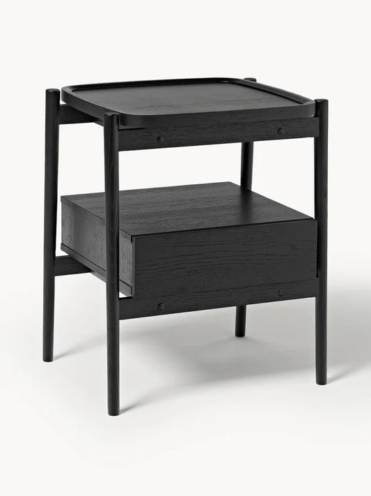 Szafka nocna z drewna dębowego Libby