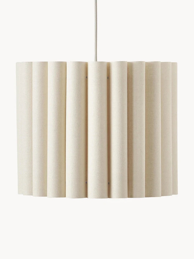 Lampa sufitowa z lnu Lucina