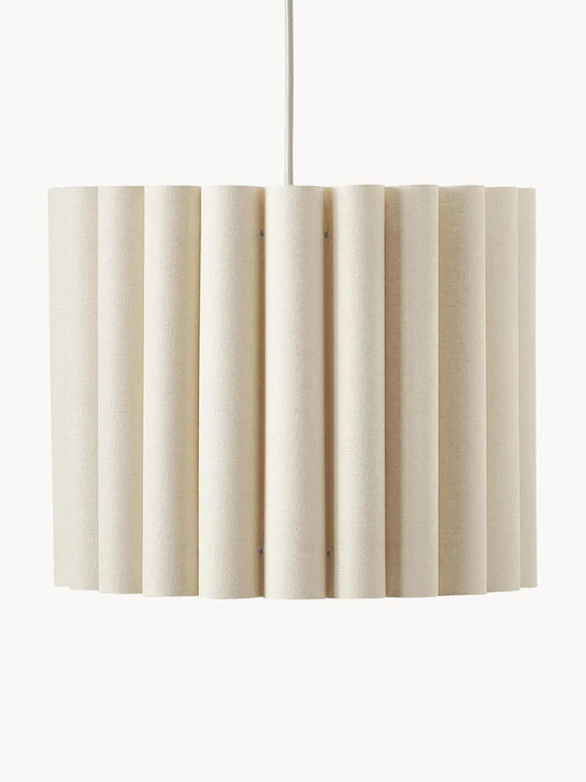 Lampa sufitowa z lnu Lucina