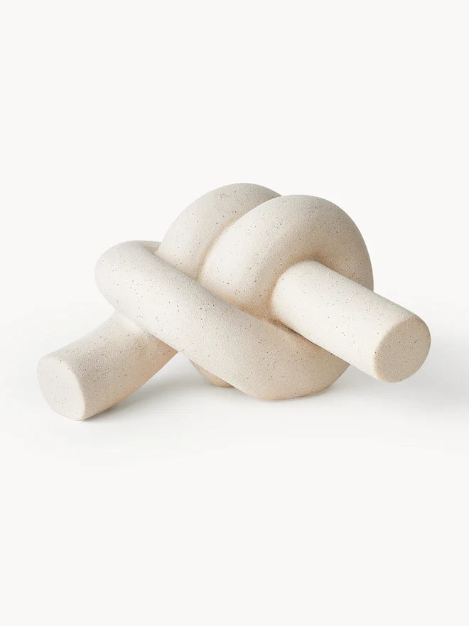 Ręcznie wykonana dekoracja z kamionki Nodo