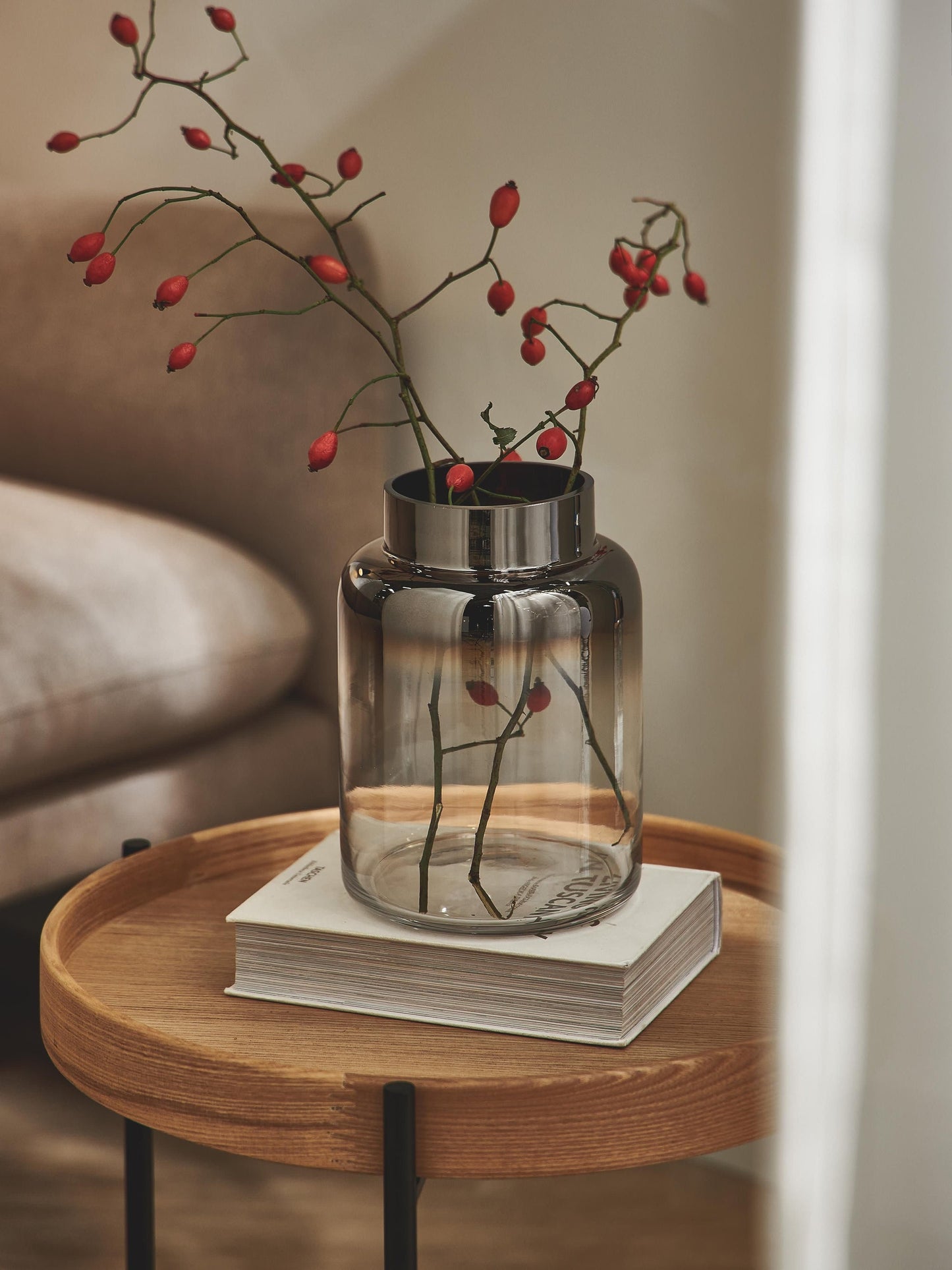 Wazon ze szkła dmuchanego Uma, W 20 cm