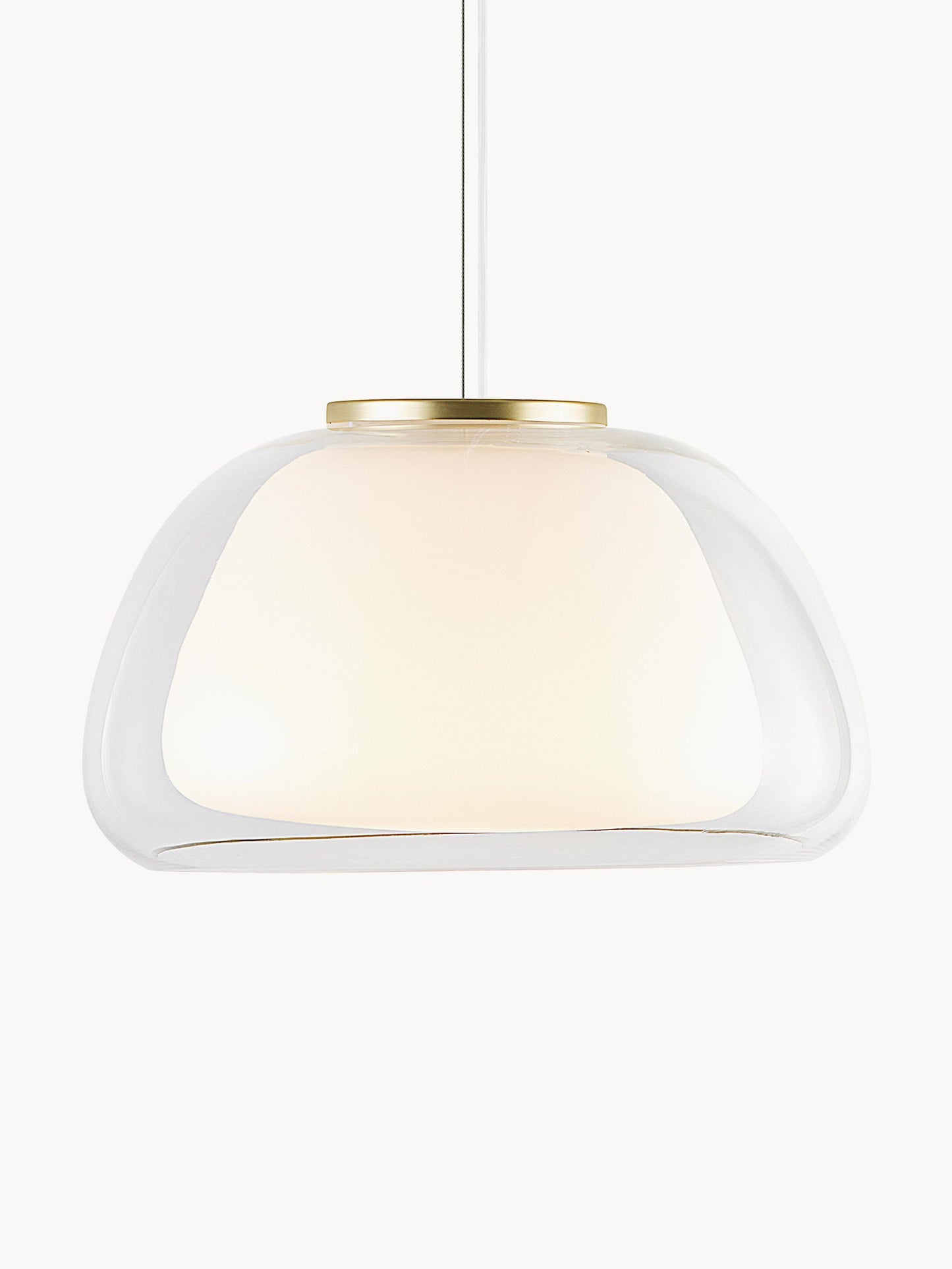 Lampa wisząca ze szkła Jelly