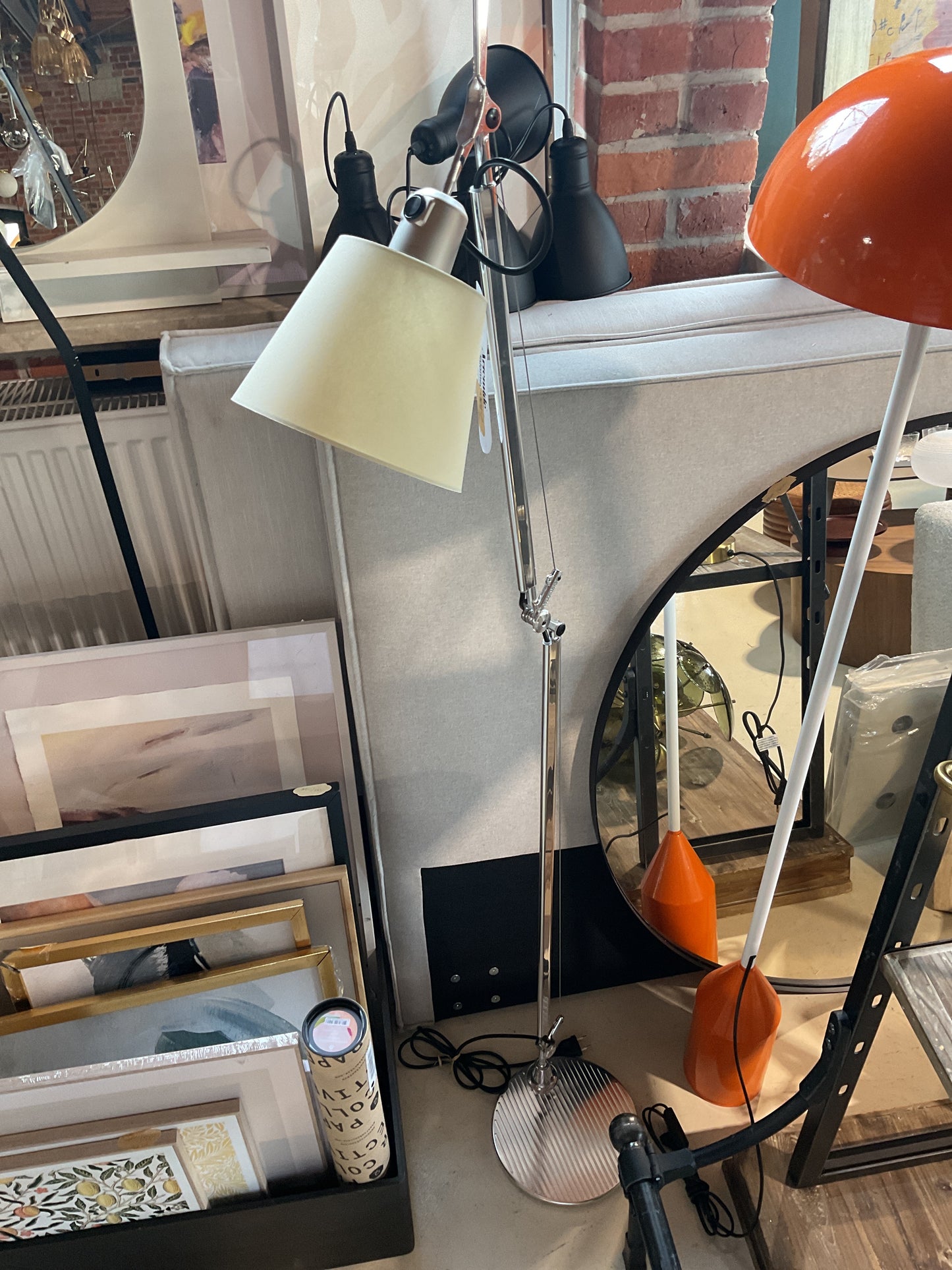 Lampa podłogowa Tolomeo Basculante Lettura