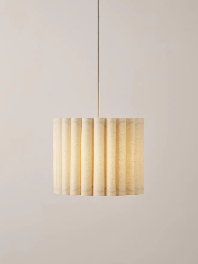 Lampa sufitowa z lnu Lucina