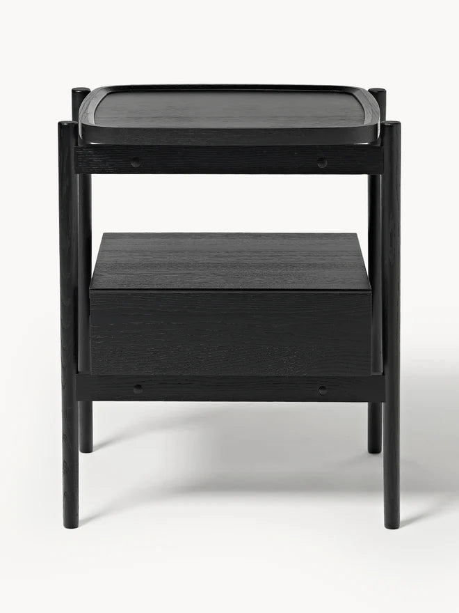 Szafka nocna z drewna dębowego Libby