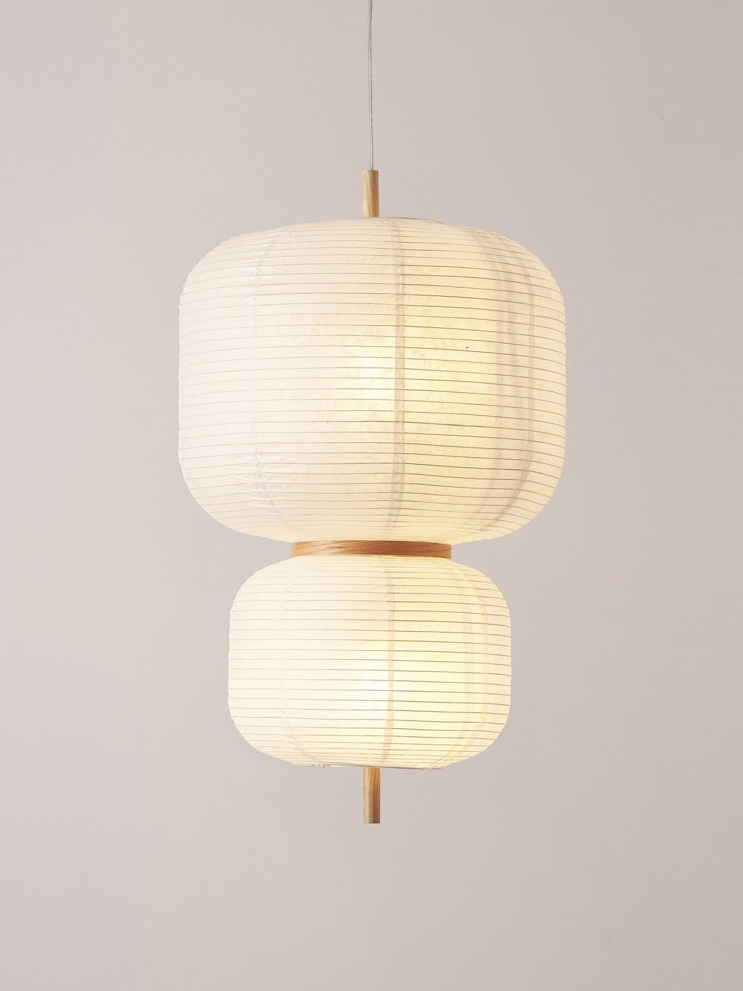 Lampa wisząca z papieru ryżowego Misaki