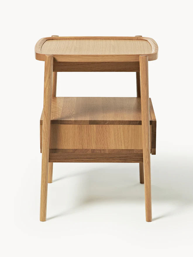 Szafka nocna z drewna dębowego Libby