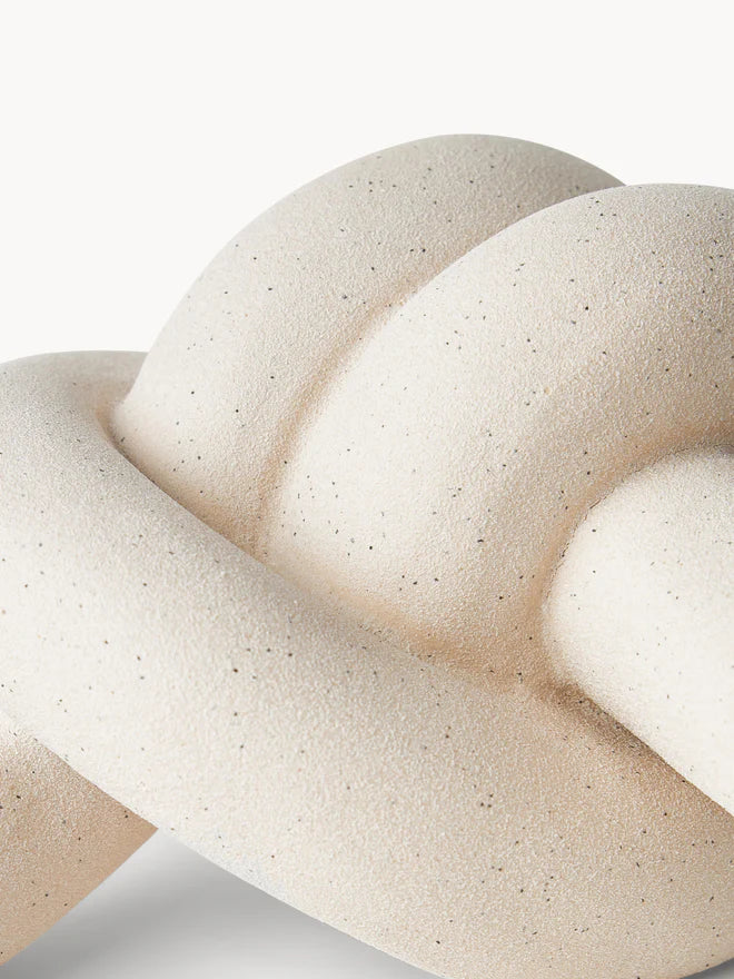 Ręcznie wykonana dekoracja z kamionki Nodo