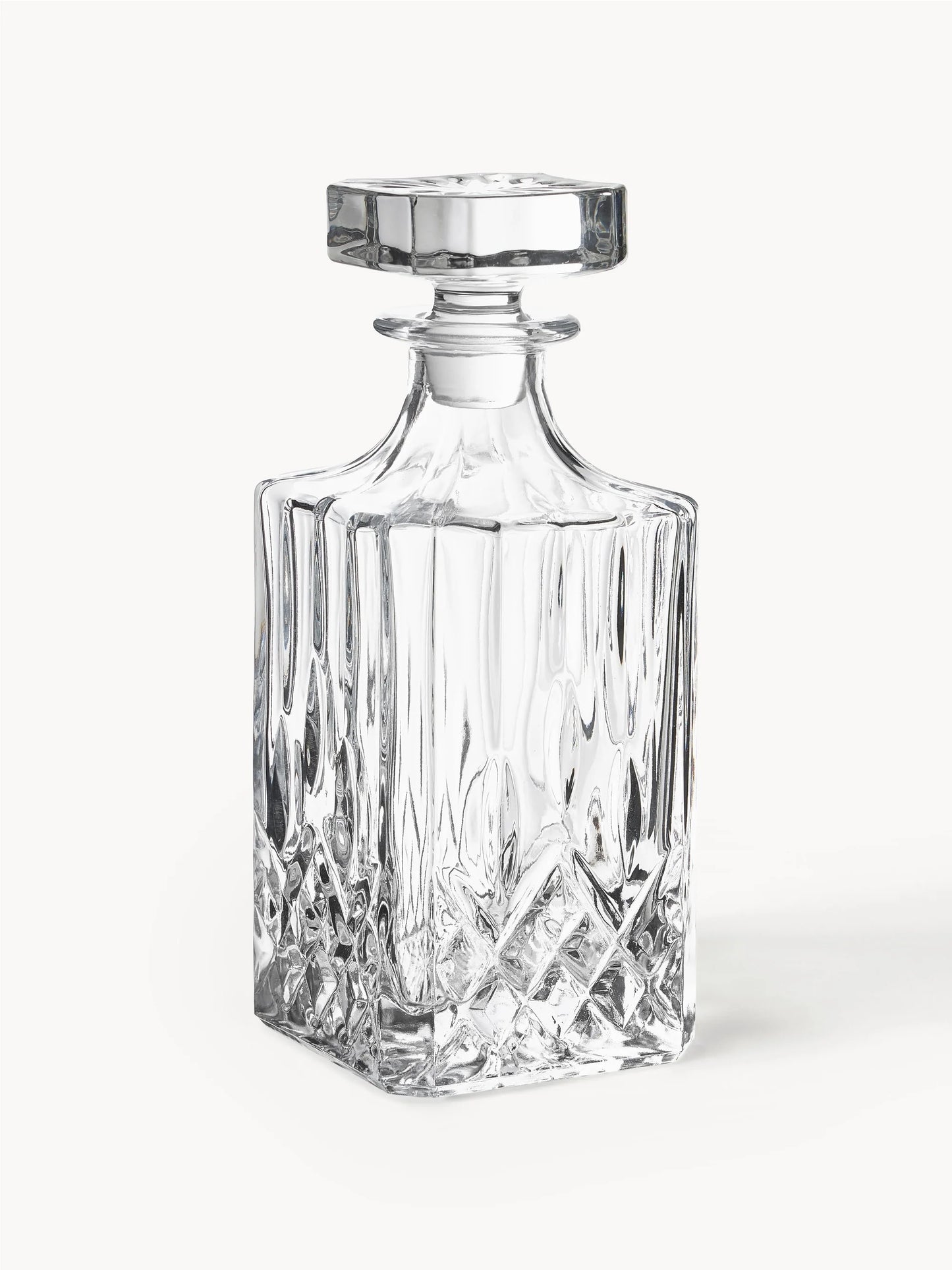 Komplet do whisky z kryształowym reliefem George, 3 elem.