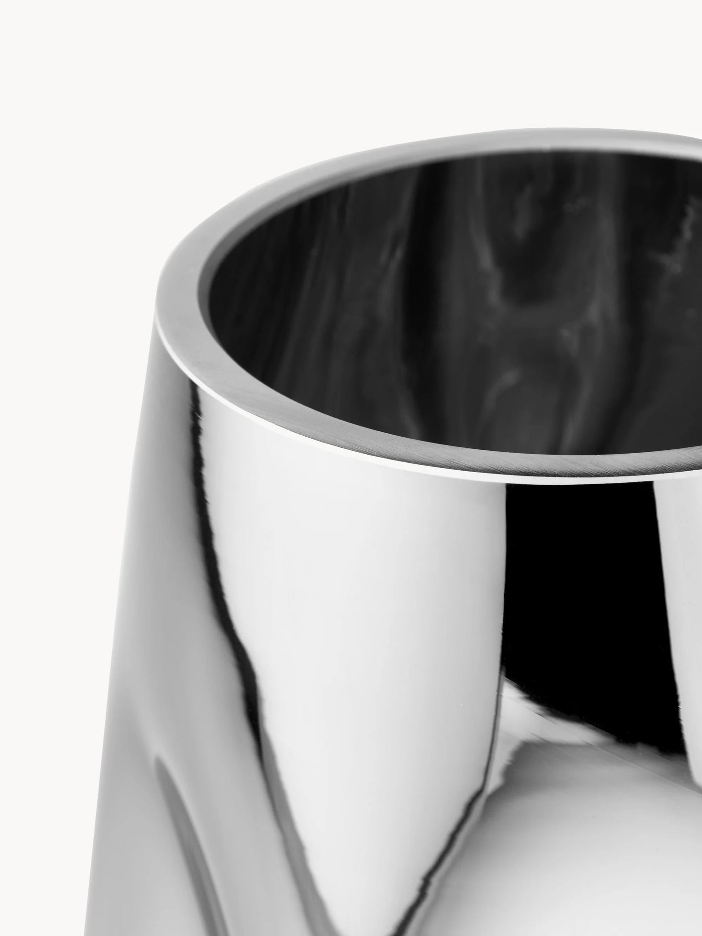 Wazon ze szkła dmuchanego Mirror, W 26 cm