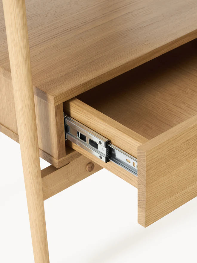 Szafka nocna z drewna dębowego Libby