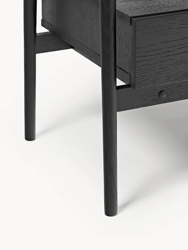 Szafka nocna z drewna dębowego Libby