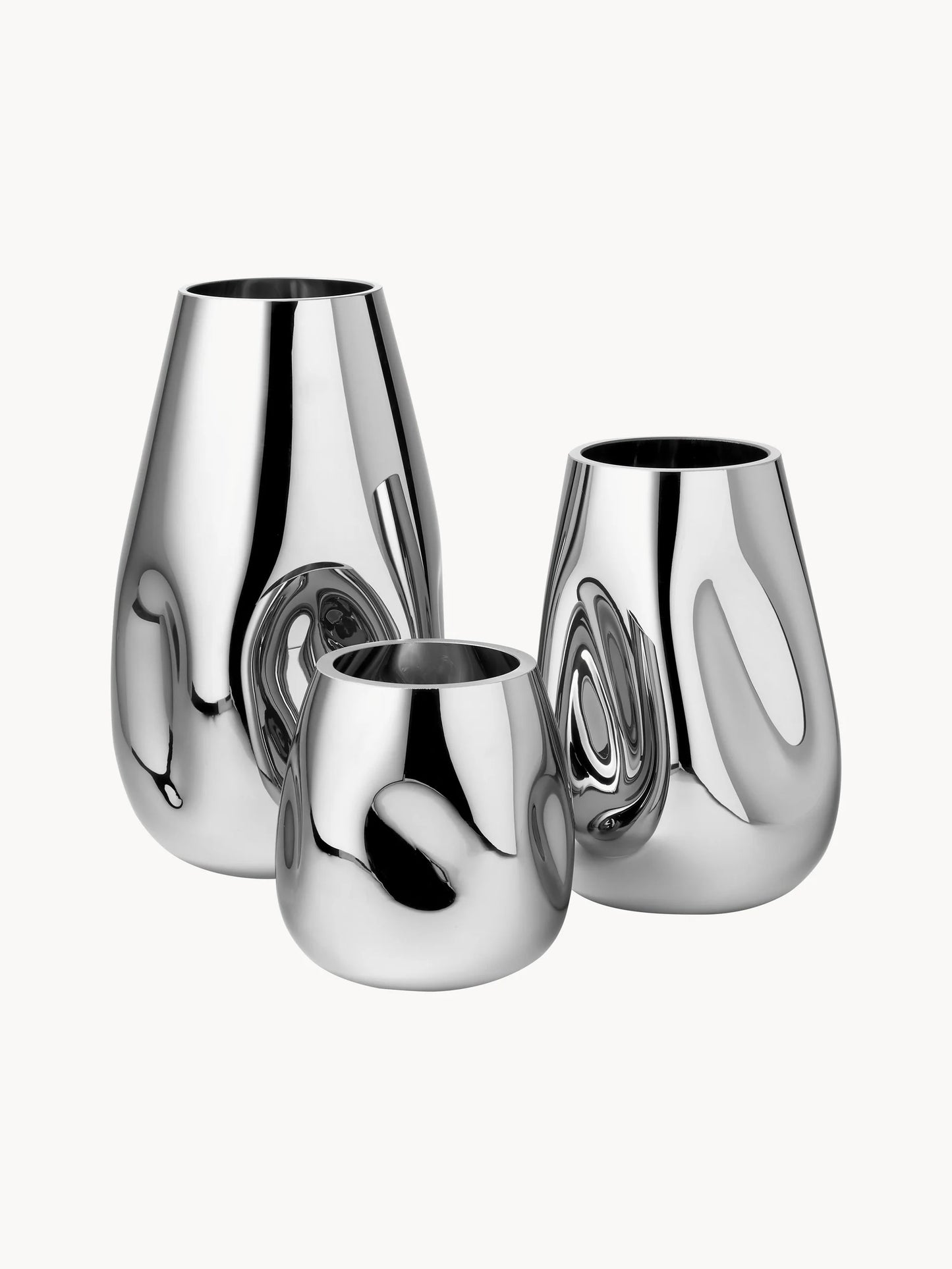 Wazon ze szkła dmuchanego Mirror, W 26 cm