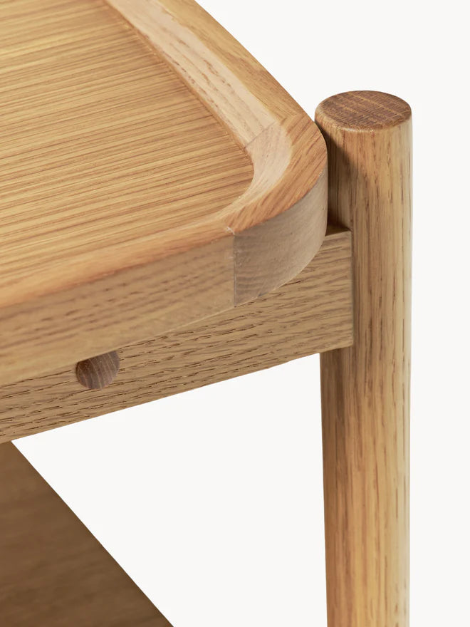 Szafka nocna z drewna dębowego Libby