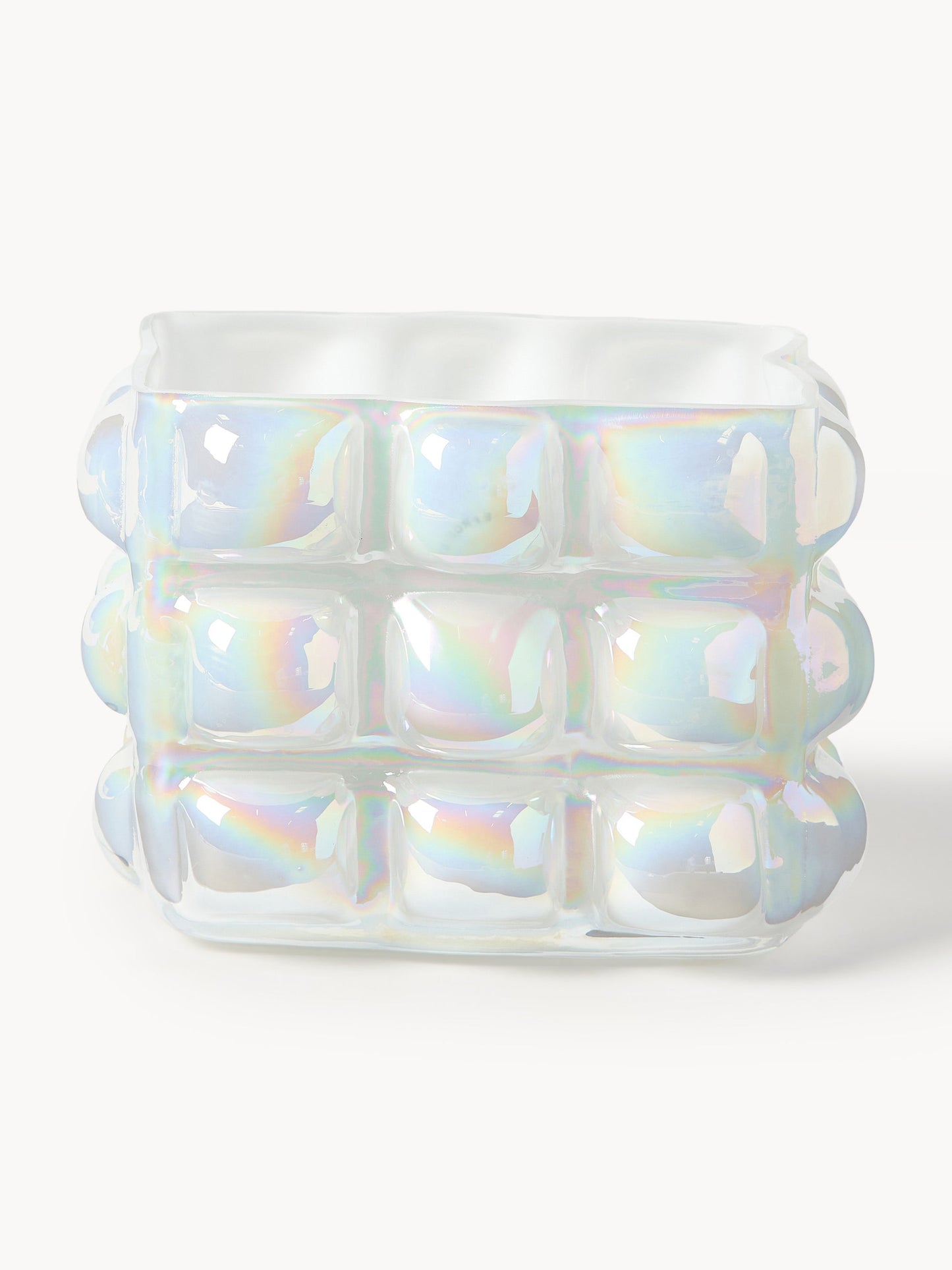 Wazon ze szkła dmuchanego Bubble, W 18 cm