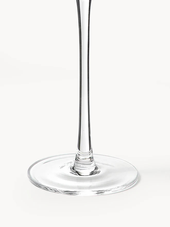 Ręcznie wykonany kieliszek do szampana z ryflowaną powierzchnią Cami, 4 szt.