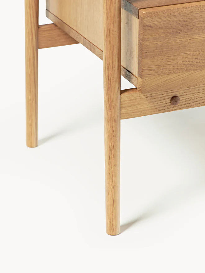 Szafka nocna z drewna dębowego Libby