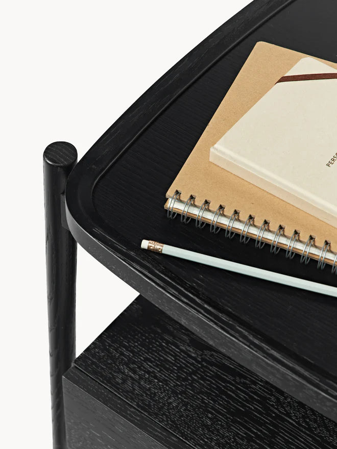 Szafka nocna z drewna dębowego Libby