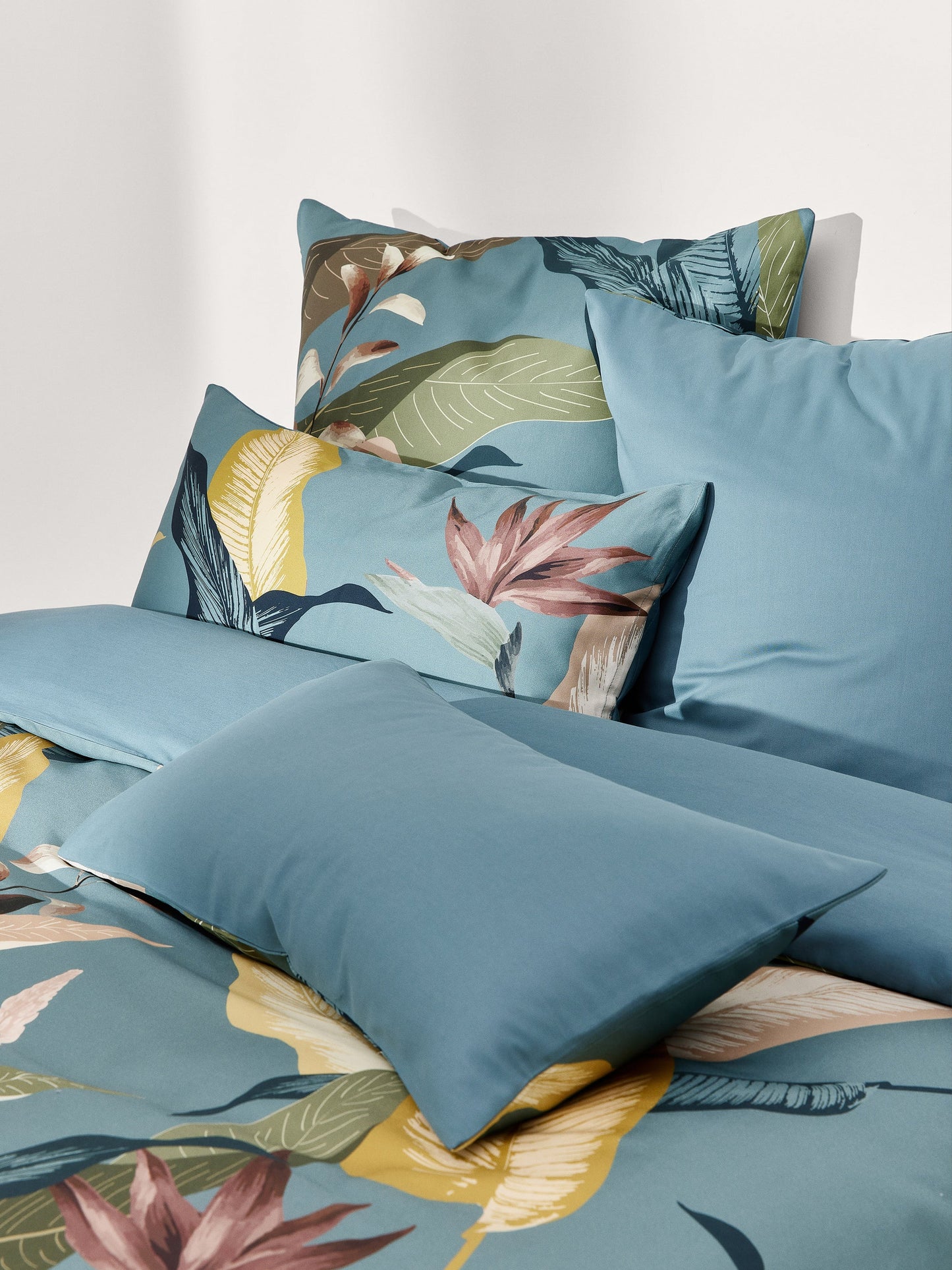 Poszwa na kołdrę z satyny bawełnianej Flora