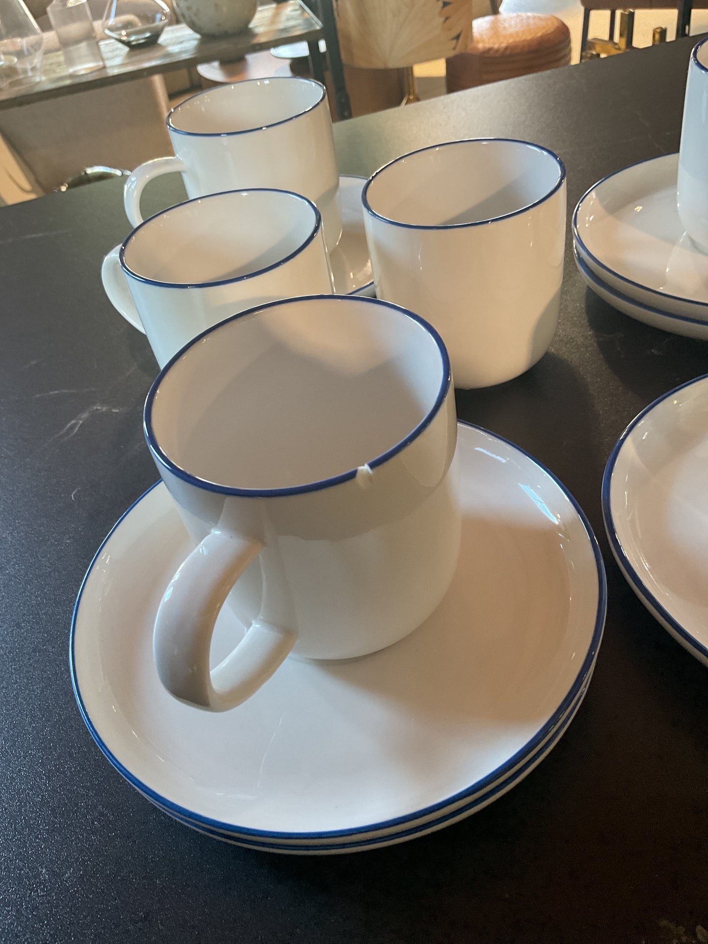 Filiżanka do espresso ze spodkiem Facile, 6szt